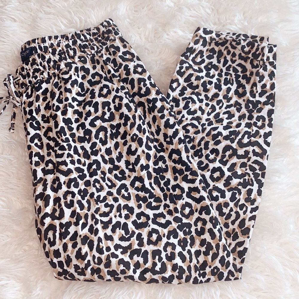 J. Crew Cheetah Print Joggers
